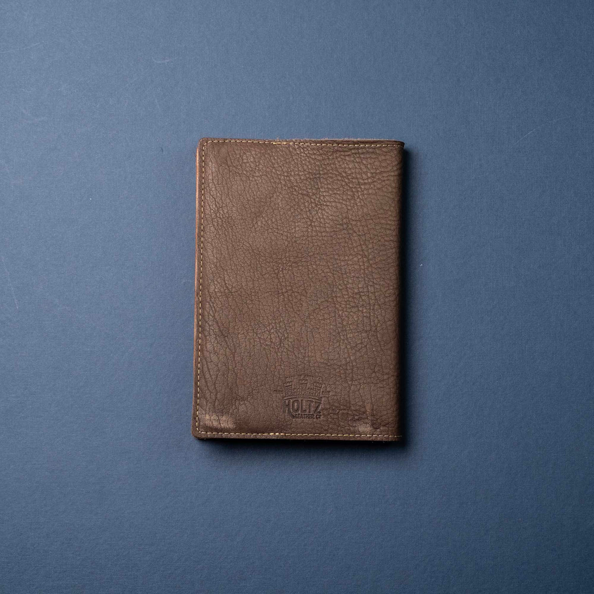 Dark Bison Leather - A5 Leather Journal - High Character (One-Of-A-Kind) Notebooks - 192 pages 8.75” x 6.25”