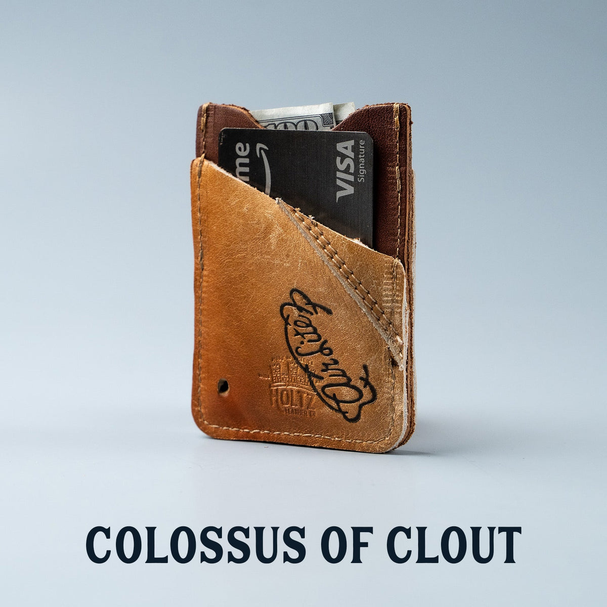Custom Glove Wallet ~ Made from YOUR Baseball Glove! - Holtz Leather