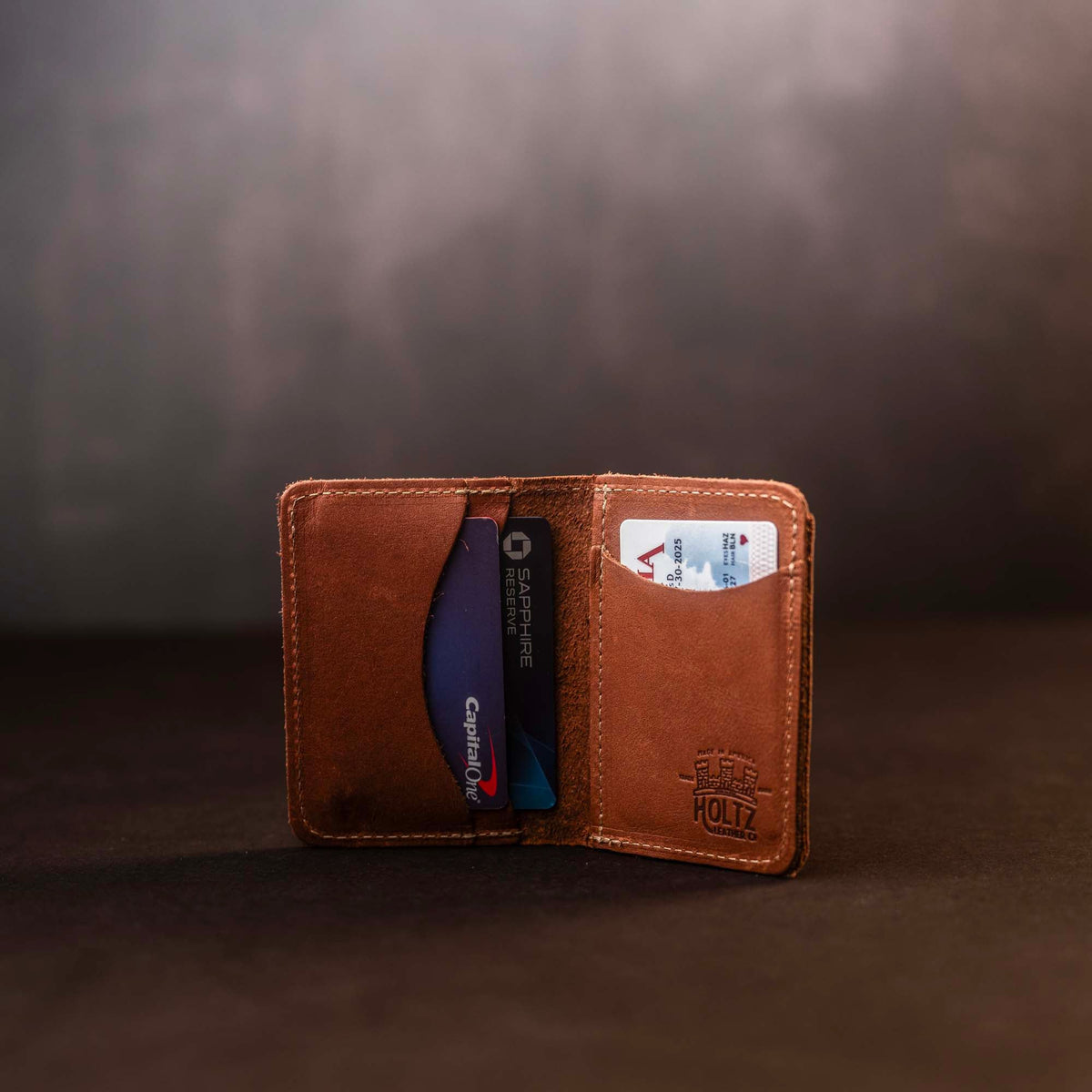No. 714 Babe Ruth – Personalized Fine Leather Bifold Front Pocket Wallet - Holtz Leather