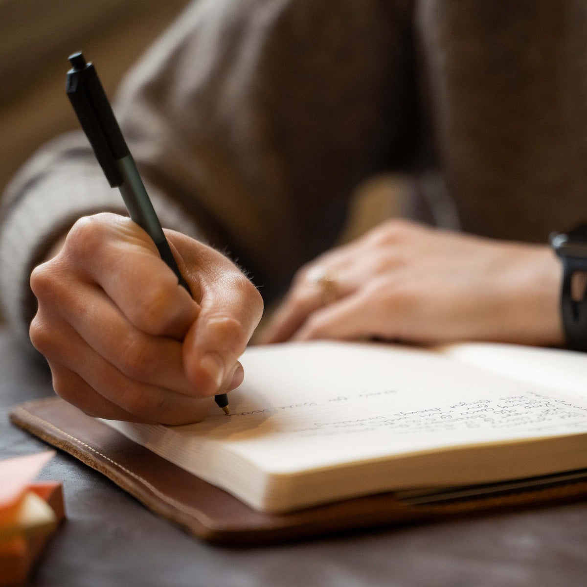 The Nasa Scholar - Personalized Leather Journal Cover - Holtz Leather
