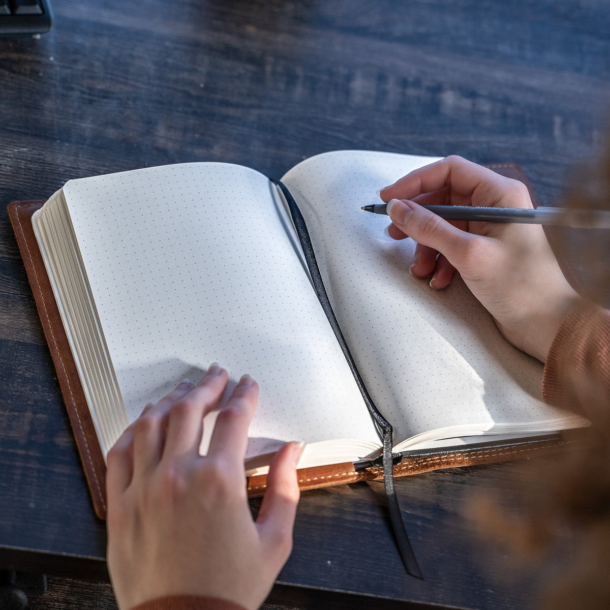 The Scholar A5 Personalized Fine Leather Journal Diary - Holtz Leather