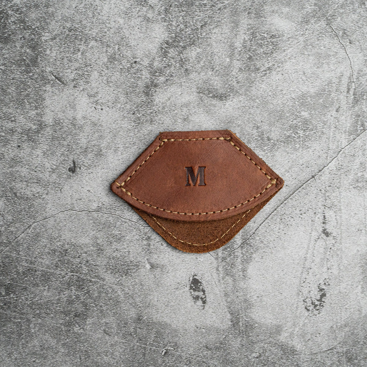 The Inkling Personalized Fine Leather Corner Bookmark