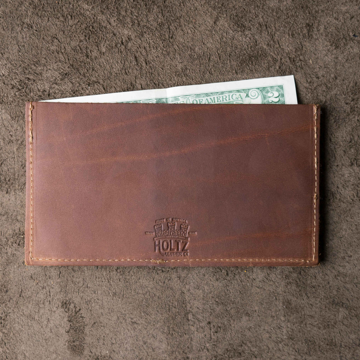 Your Logo + Our Leather - The Betty Jean Women’s Fine Leather Envelope Clutch Pocketbook Wallet - Custom Logo + Corporate Gifting