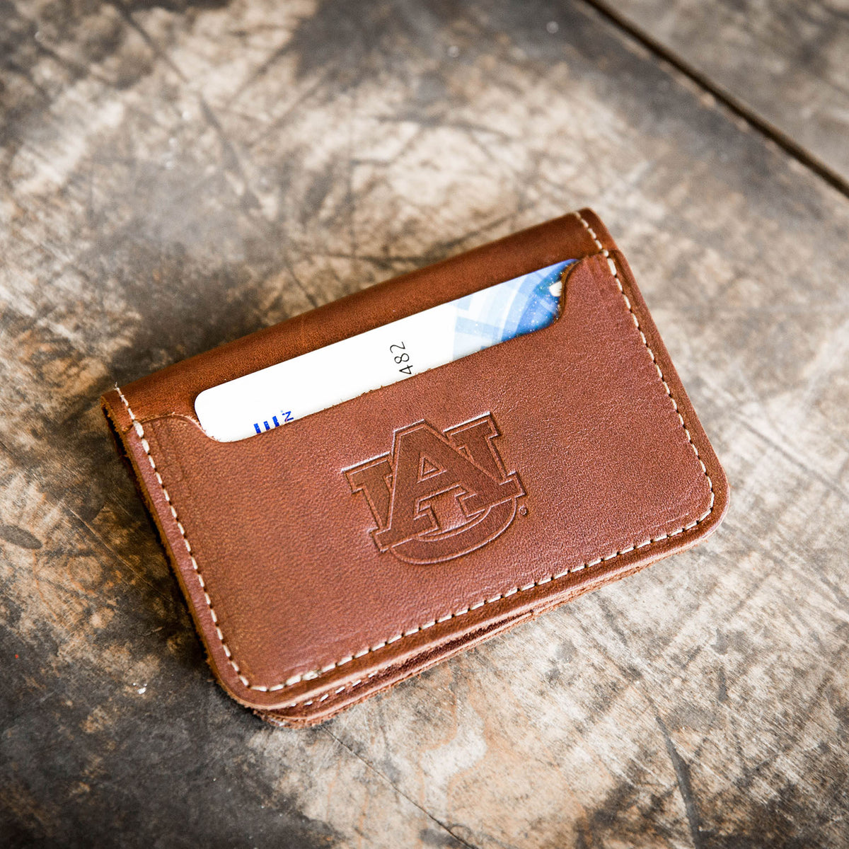 The Officially Licensed  Auburn Gates Bifold Money Clip Wallet
