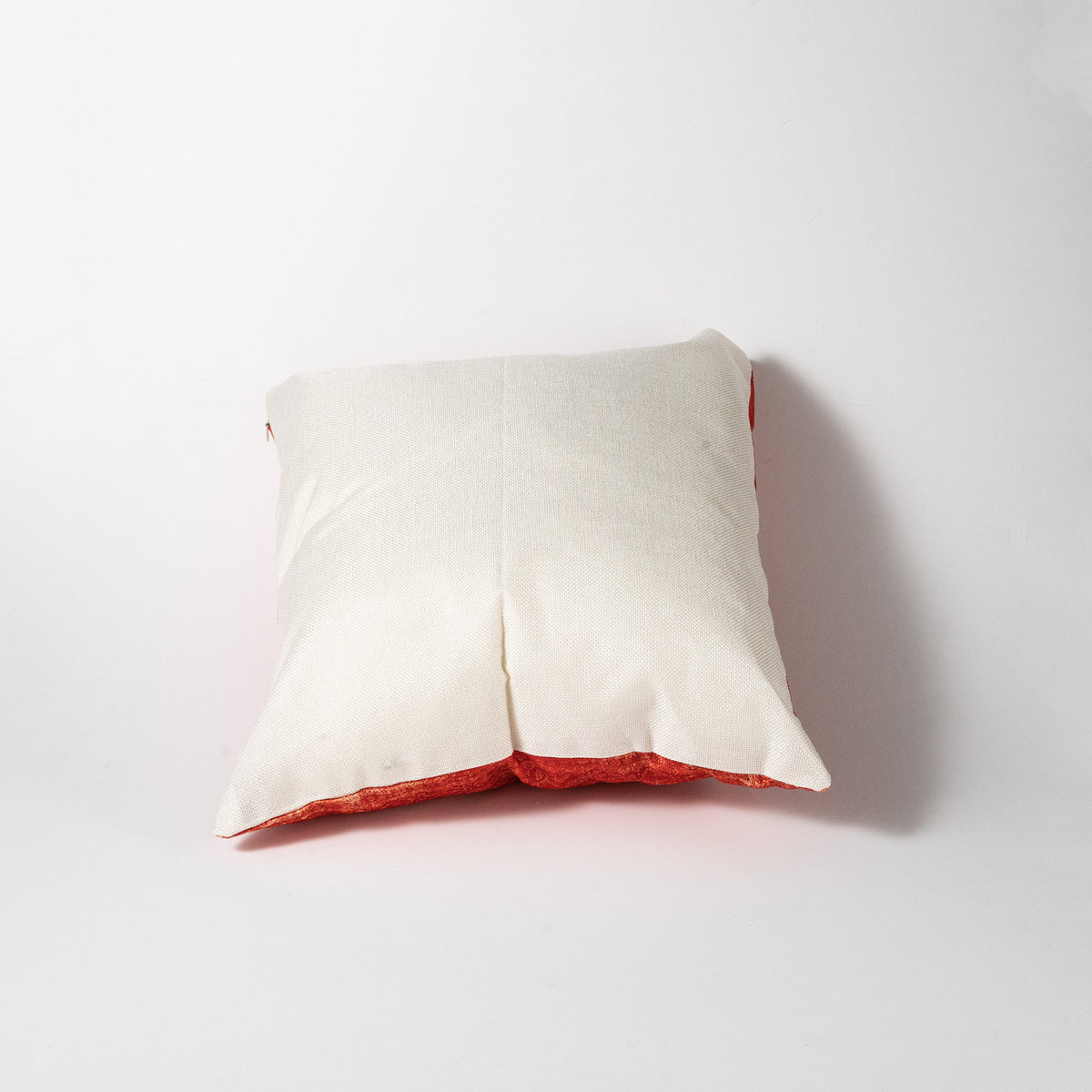 Bohemian Style Pillow -  Geometric Orange Oriental Moroccan Mandala Persian Rug Print Linen Case
