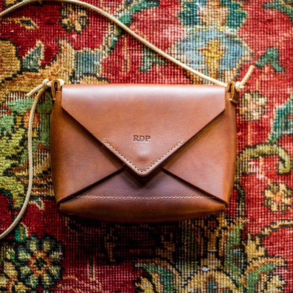 Classic Leather Envelope Shoulder & Crossbody Bag