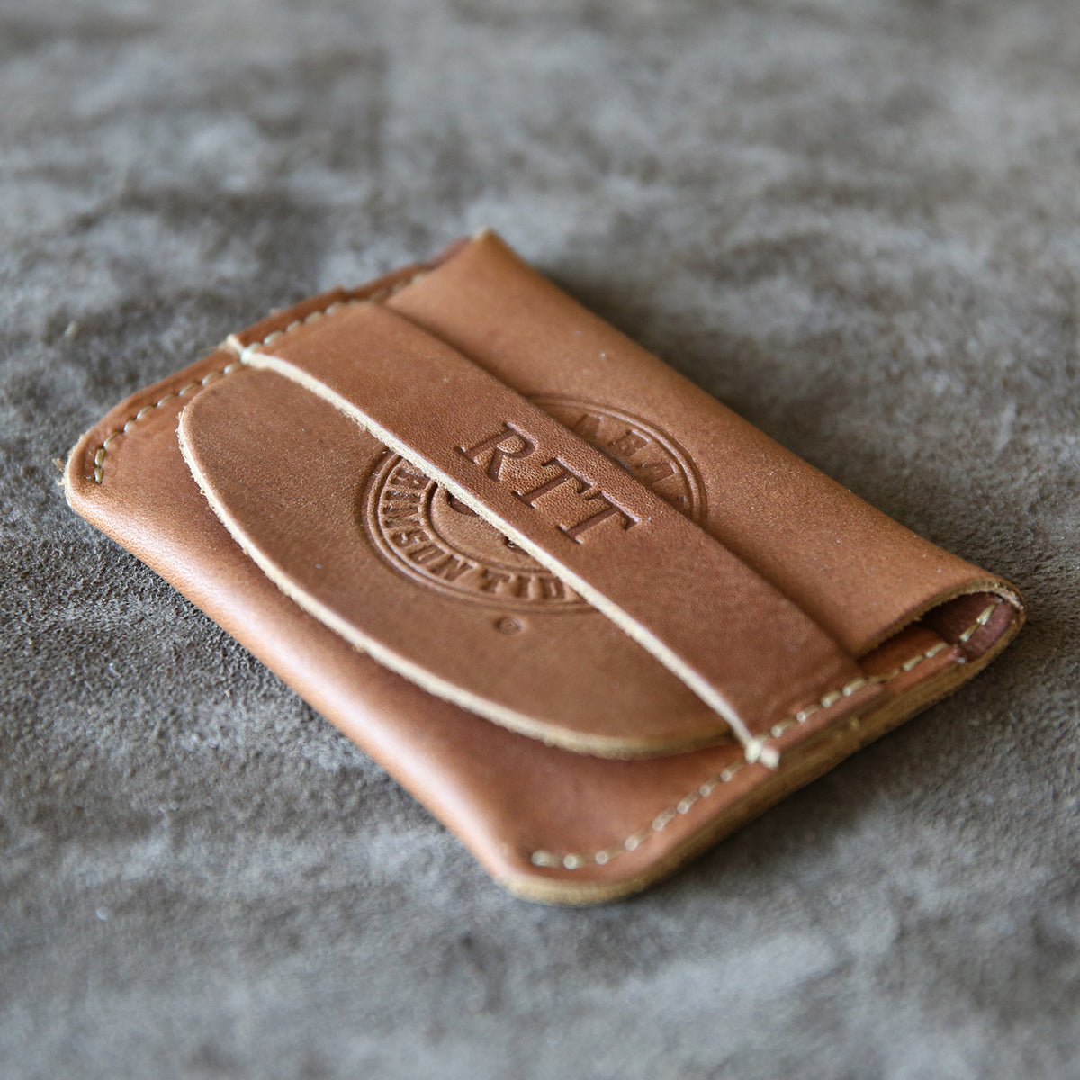 The Officially Licensed Crimson Tide Fine Leather Front Pocket Wallet