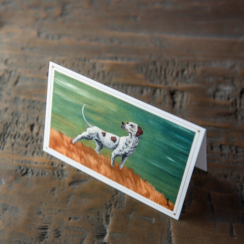 Brown Hound Dog Stationery Set Of 4 By Madison Holtz Butler - Holtz Leather