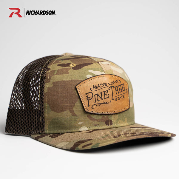 Richardson 862 Custom Leather Patch Trucker - - Holtz Leather