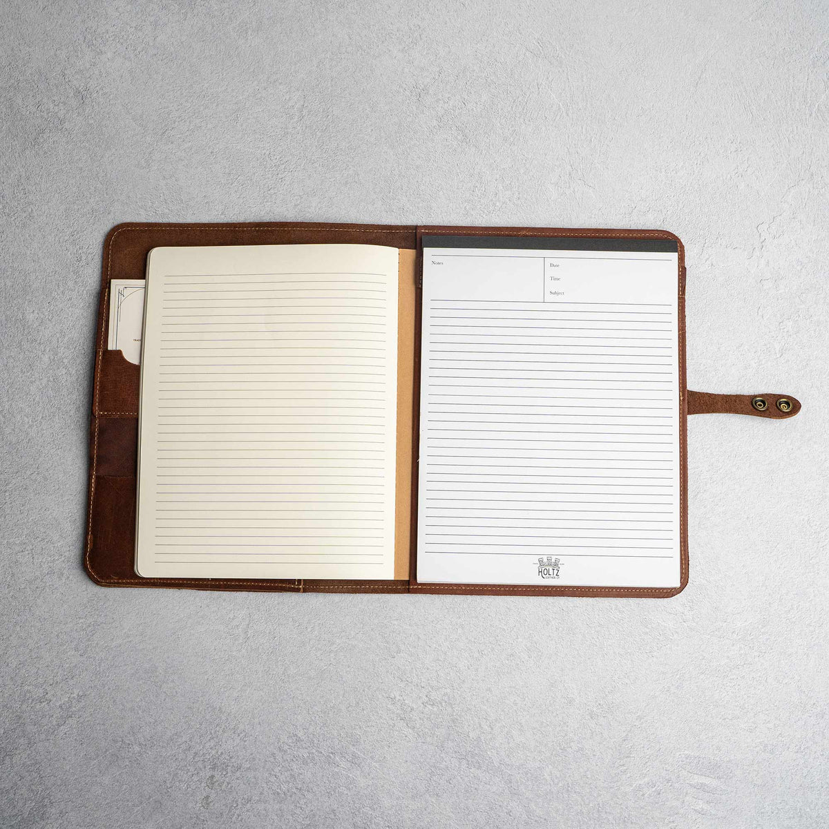 The Officially Licensed Crimson Tide Vanderbilt 2.0 Fine Leather Portfolio Padfolio - Holtz Leather