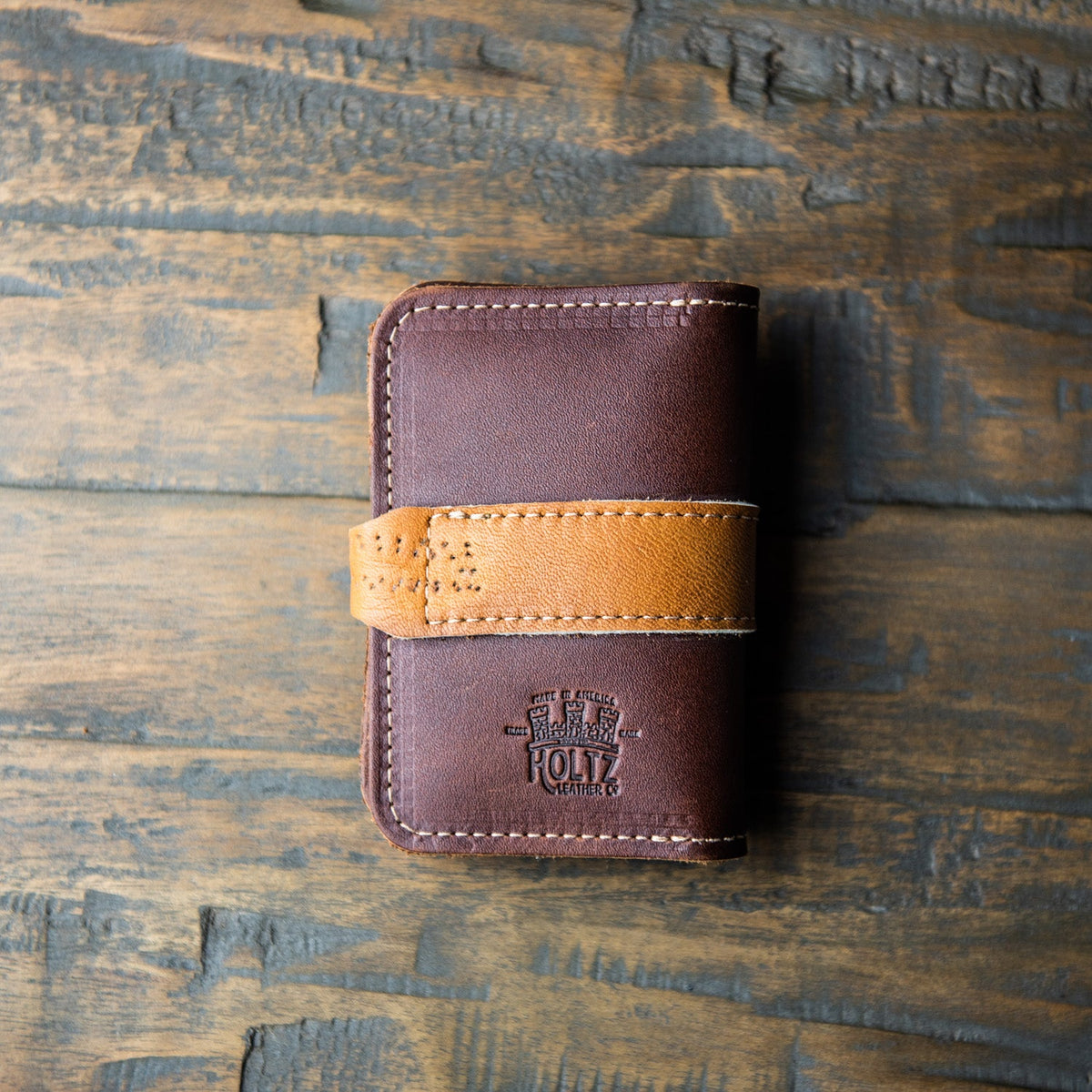 The Sultan of Swat ~ Vintage Baseball Glove Snap Front Pocket Wallet - Holtz Leather
