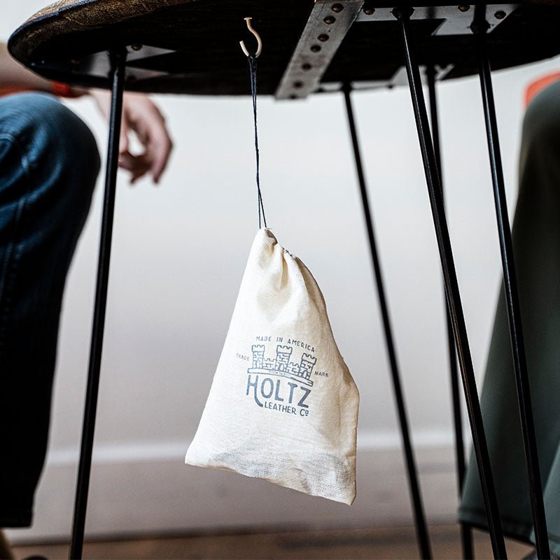 Your Logo + Our Barrels - Tennessee Whiskey Barrel Checkerboard Side Table - Custom Logo and Corporate Gifting - Holtz Leather