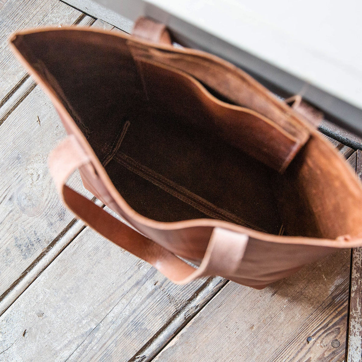 Your Logo + Our Leather - The Ashley Tote Fine Leather Handbag Purse Bag - Custom Logo and Corporate Gifting - Holtz Leather