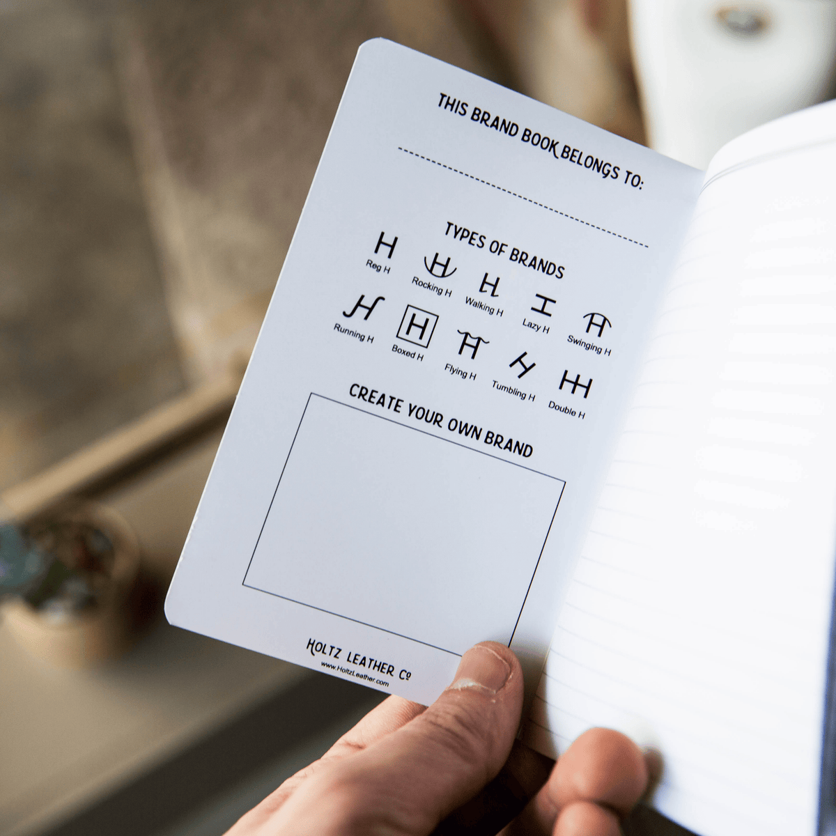 Your Logo + Our Leather - The Surveyor Fine Leather Pocket Journal Cover for Field Notes - Custom Logo and Corporate Gifting - Holtz Leather