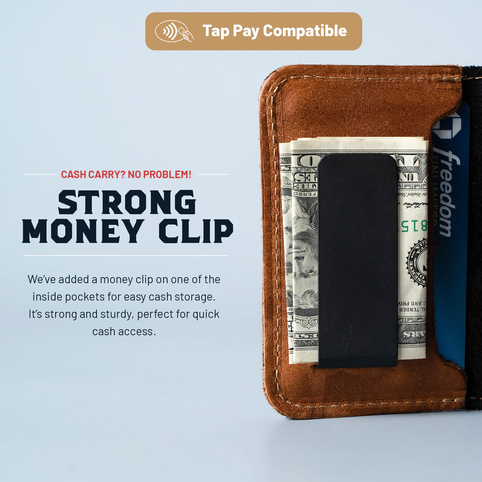 Front Pocket & Money Clip Wallets