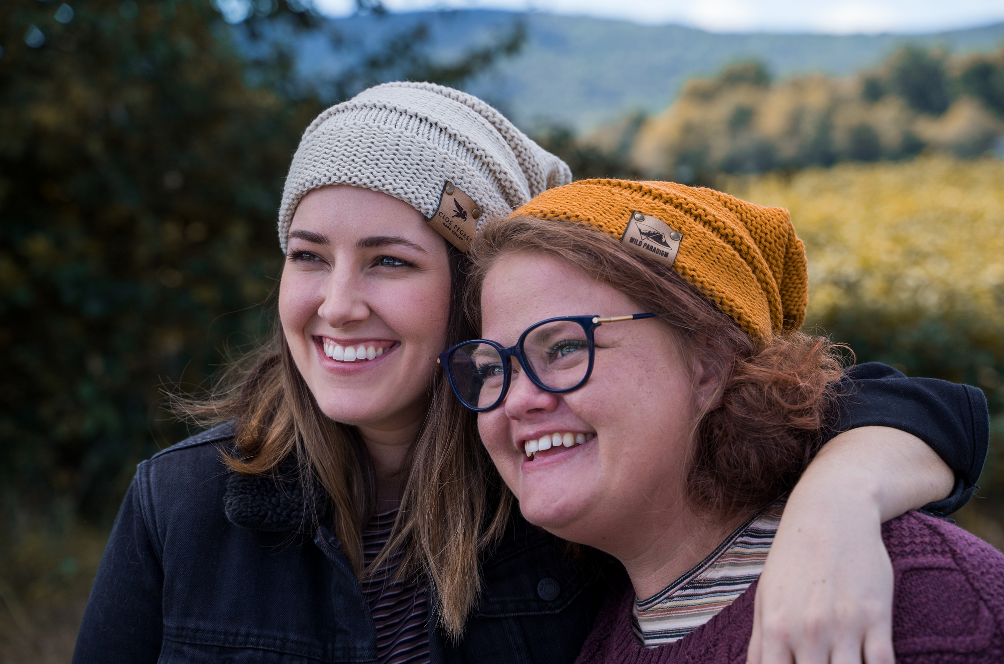 Custom Logo Leather Patch Beanies By Holtz Leather Co