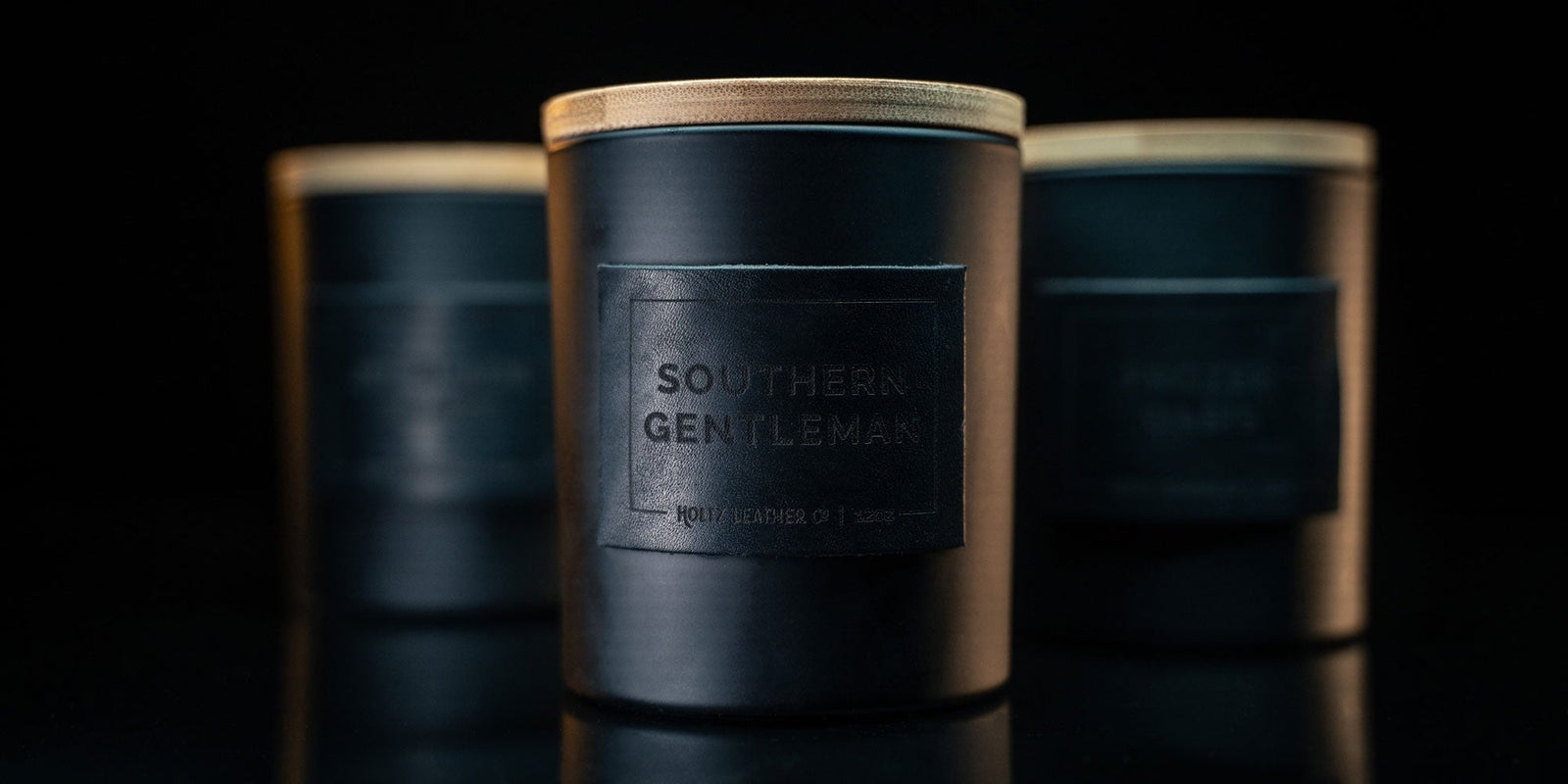 Smolder Luxe Masculine Scented Candles - Holtz Leather