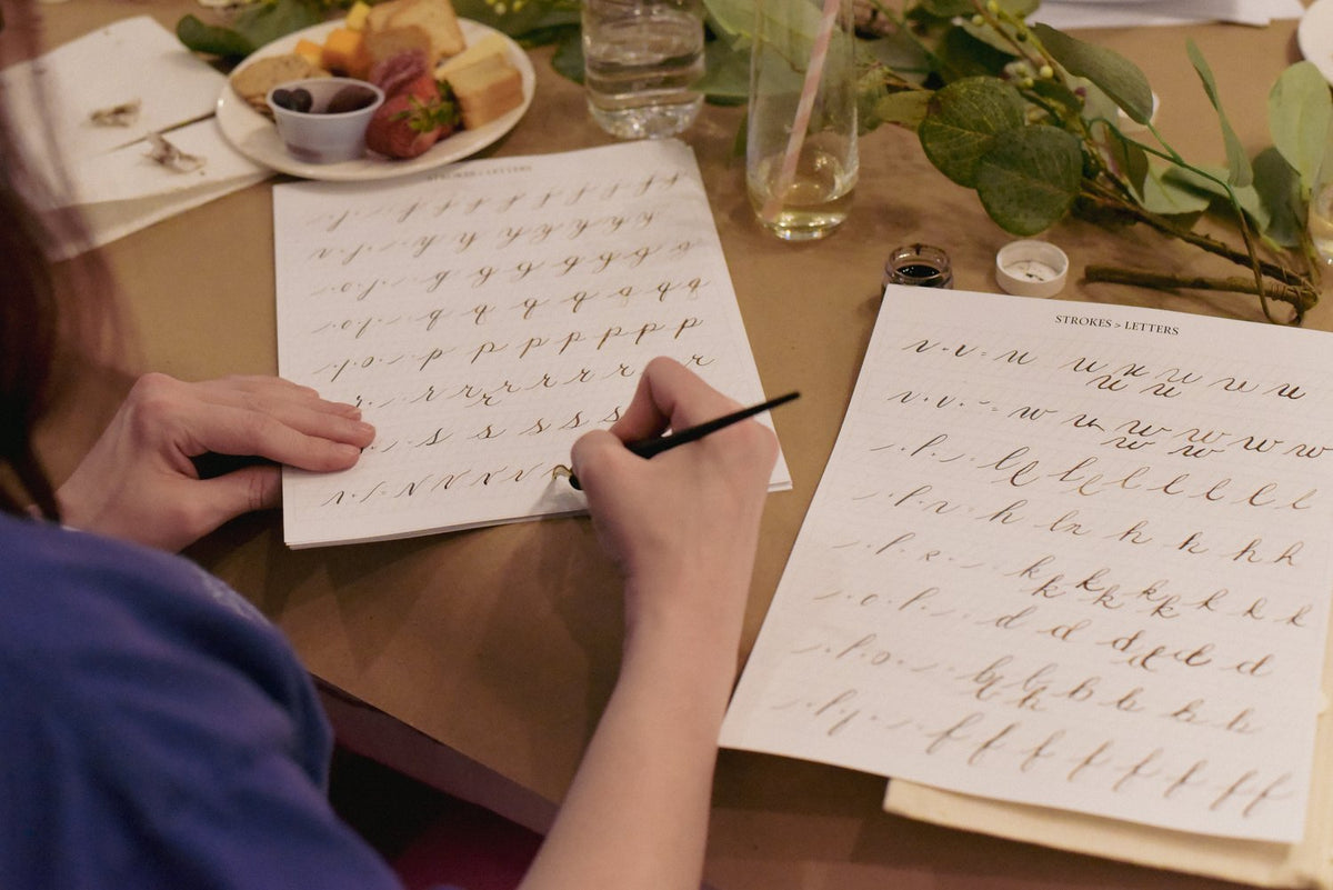 Calligraphy Class - Holtz Retail Event - October 10, 2025