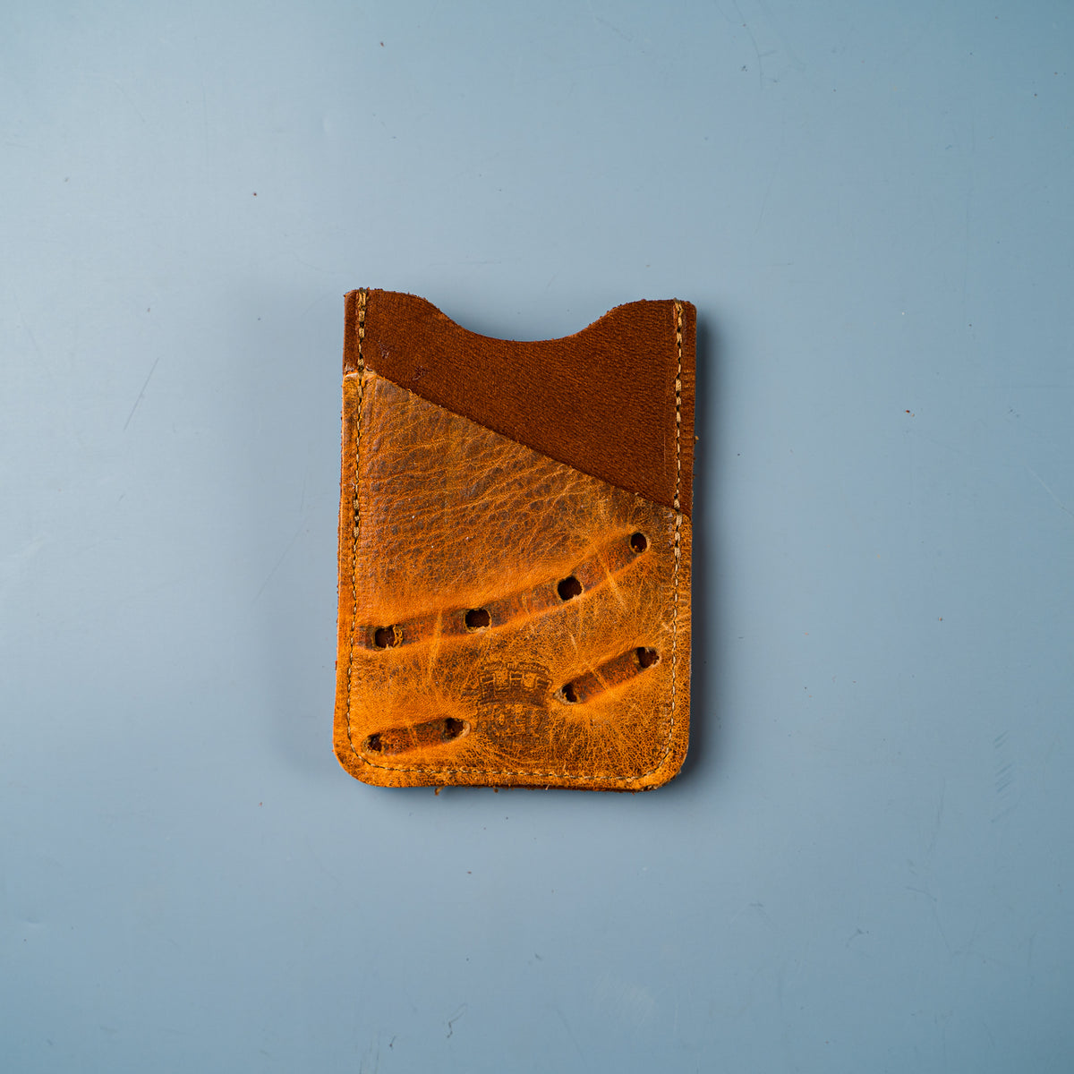 Vintage Baseball Glove Front Pocket Wallet - Colossus of Clout Wallet - 054