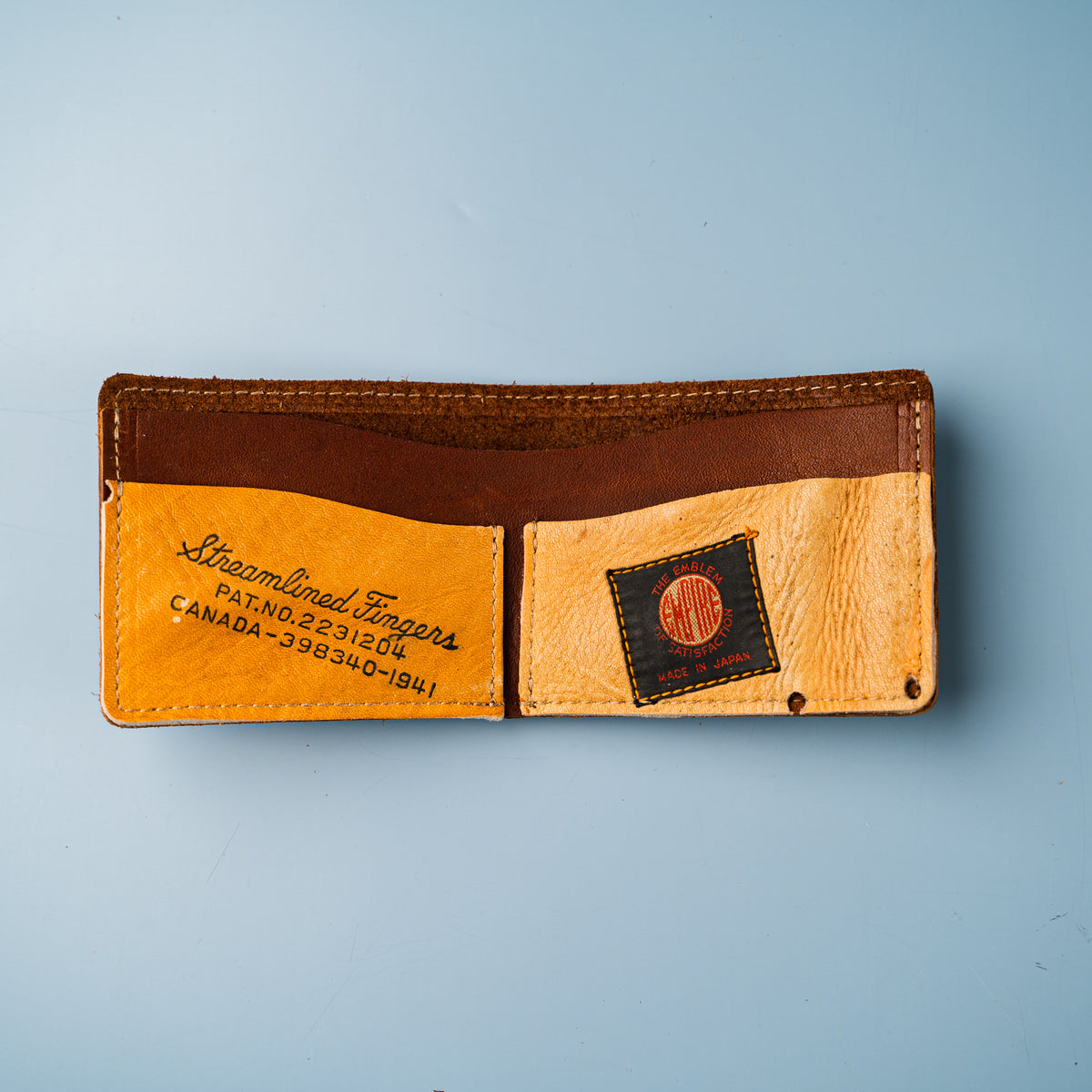 Vintage Baseball Glove Bifold Wallet - Behemoth of Bust - 039
