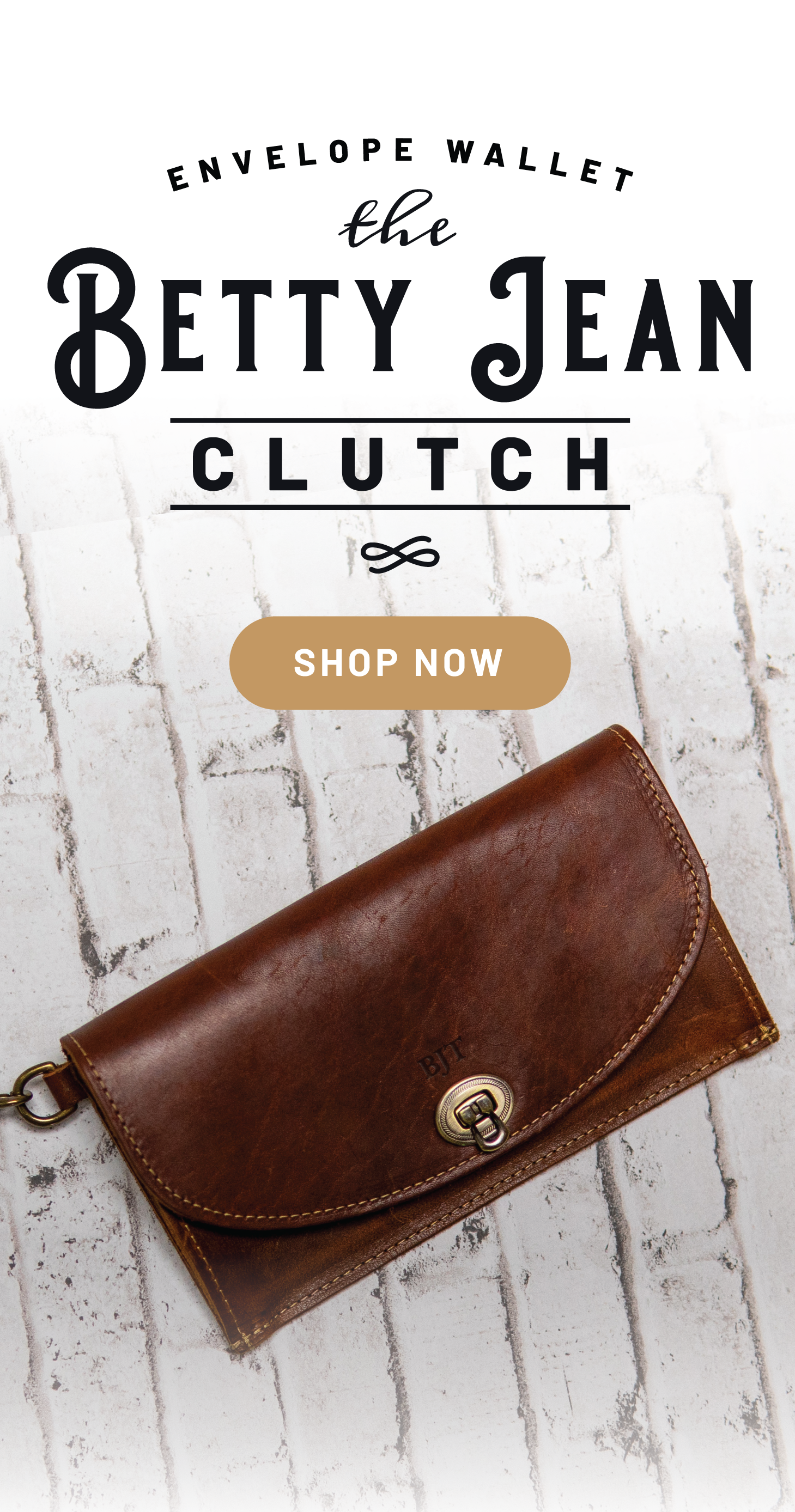 The Betty Jean Women s Fine Leather Envelope Clutch Pocketbook Wallet Holtz Leather