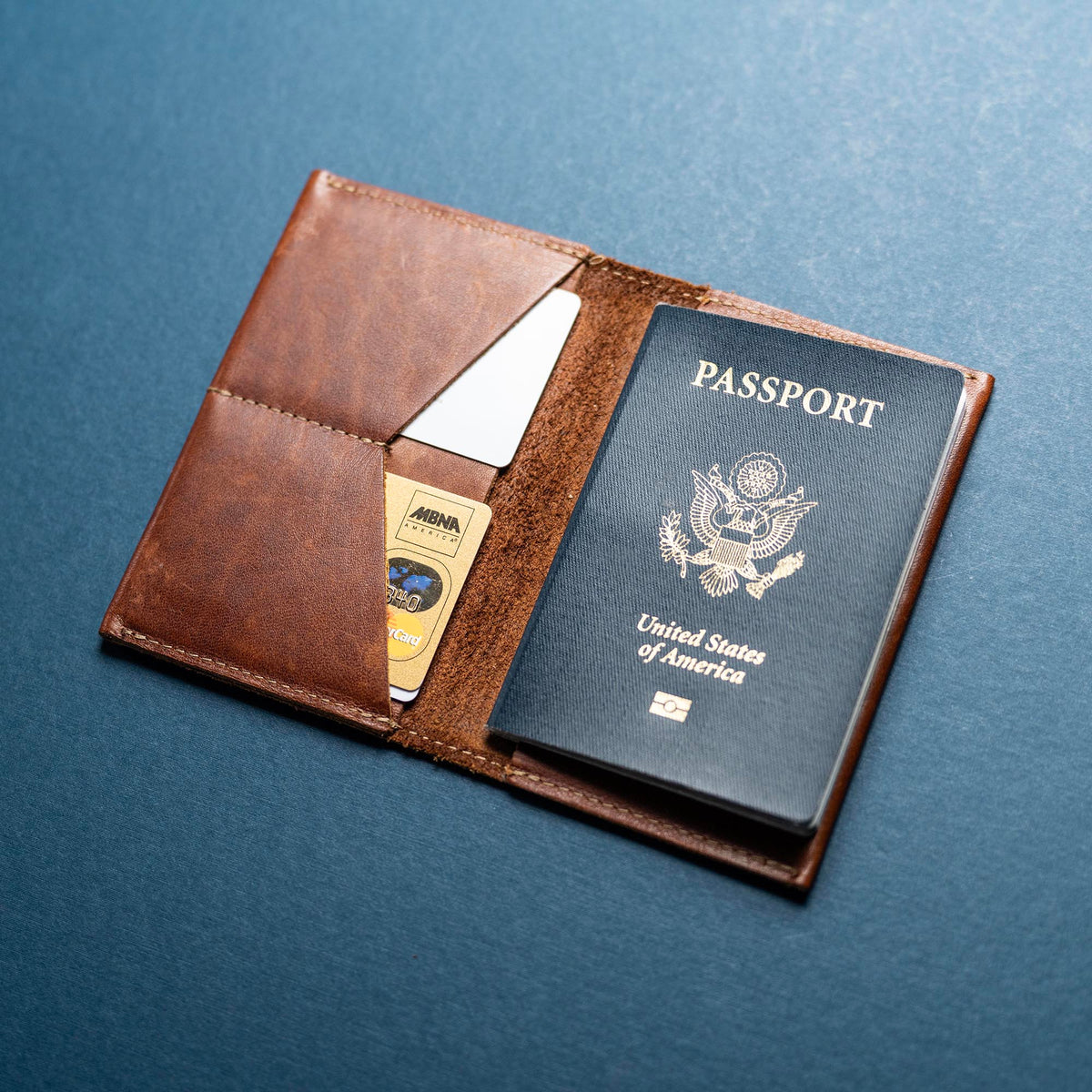 The Pioneer Fine Leather Passport Wallet Passport Cover