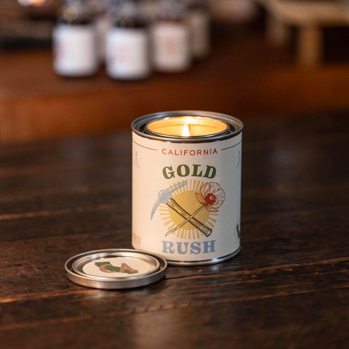 California – Gold Rush State Candle