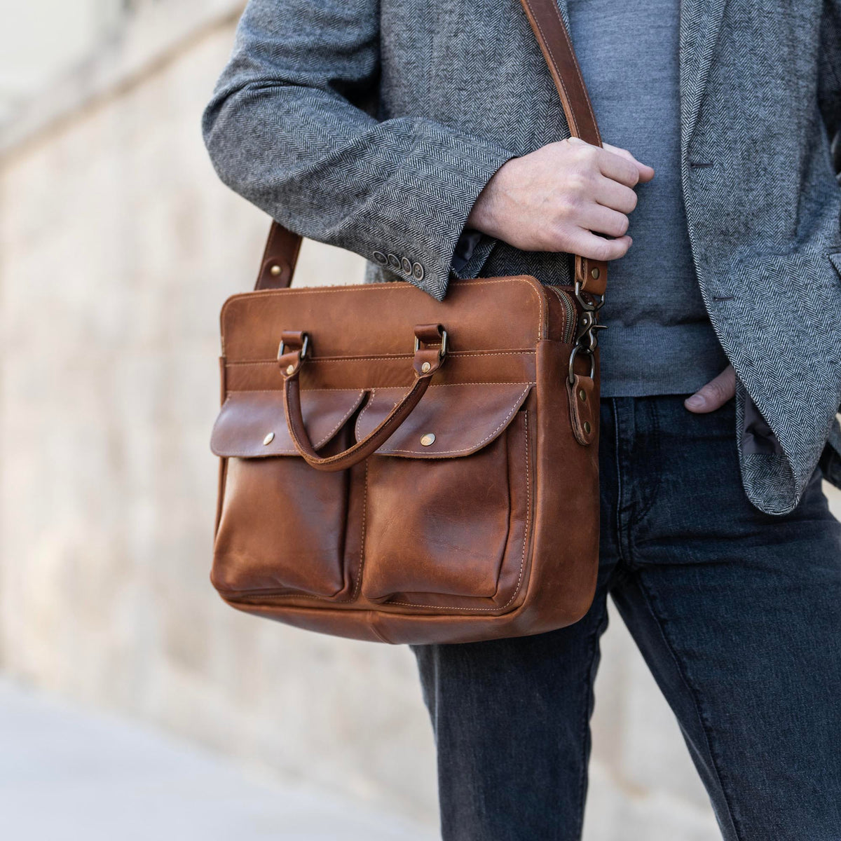 No. 102 Entrepreneur Women's Fine Leather Briefcase & Professional Laptop Bag