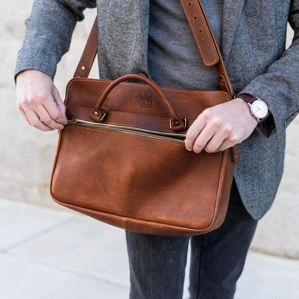 No. 102 Entrepreneur Women's Fine Leather Briefcase & Professional Laptop Bag