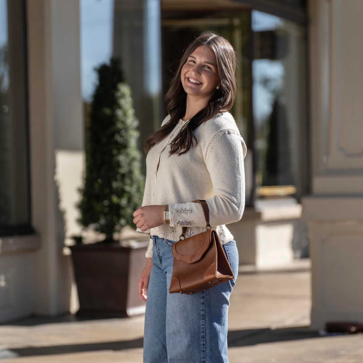 The Aly Fine Leather Women's Petite Purse