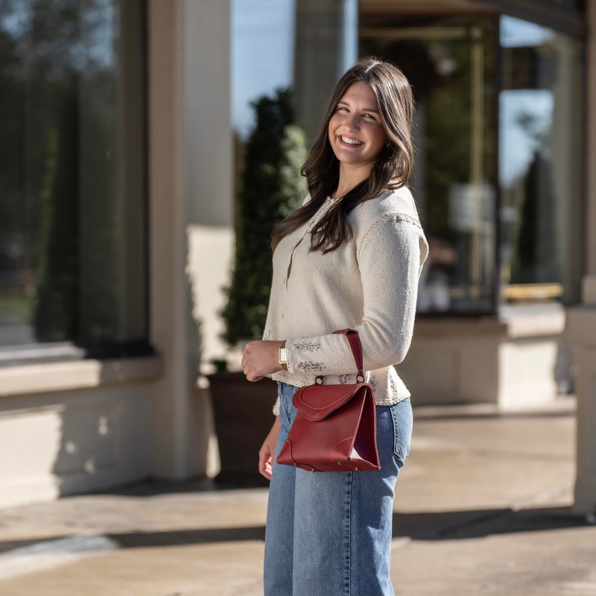 The Aly Fine Leather Women's Petite Purse