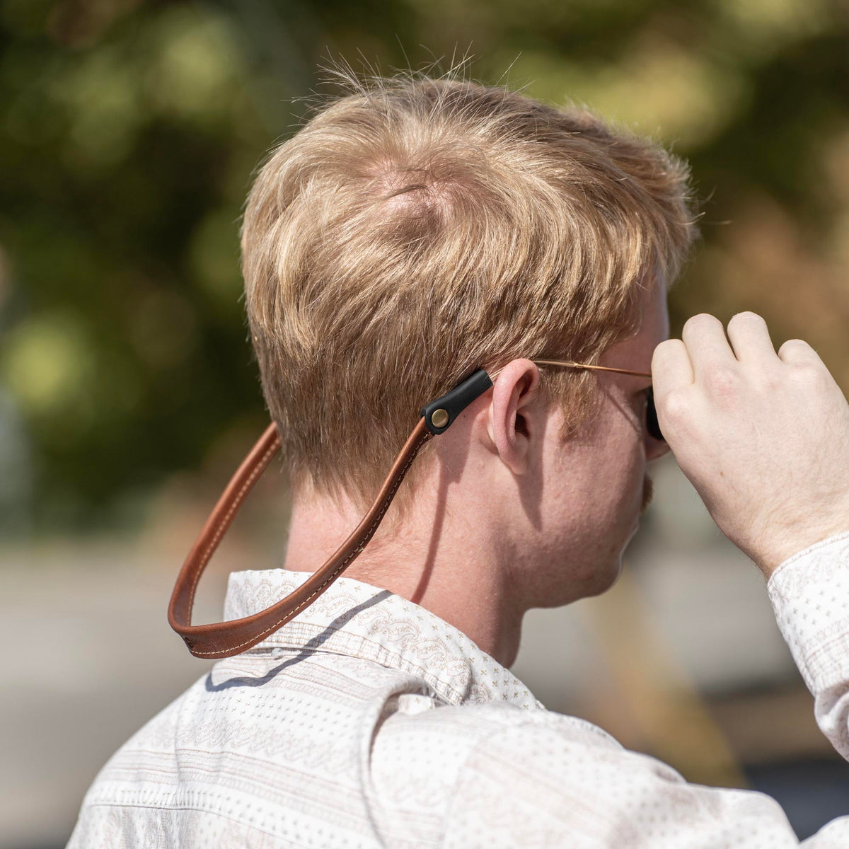 Personalized Fine Leather Sunglass Strap