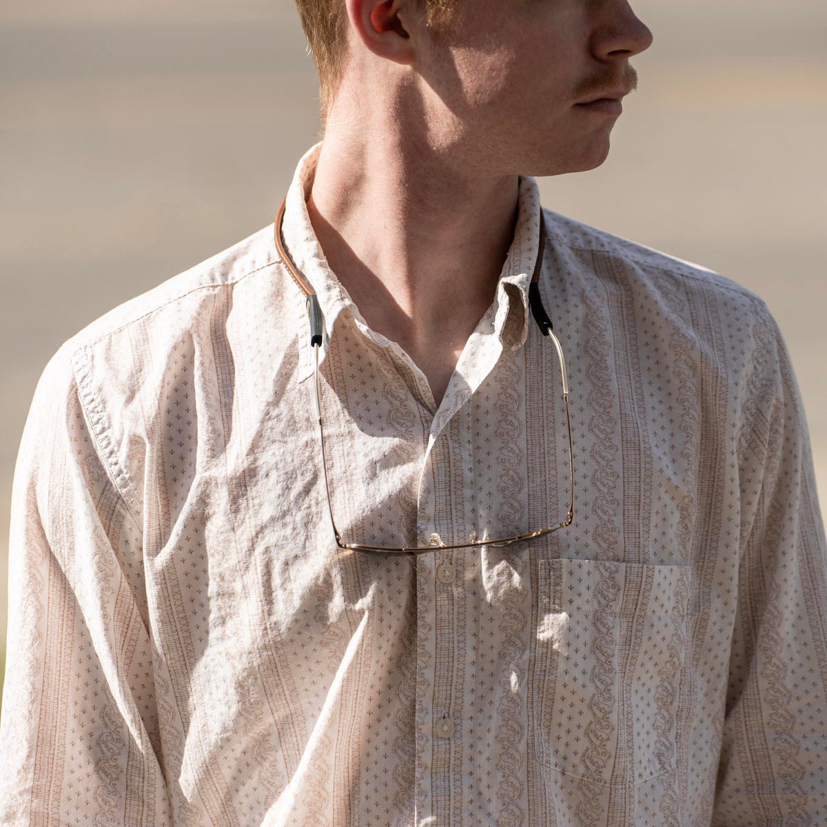 Personalized Fine Leather Sunglass Strap