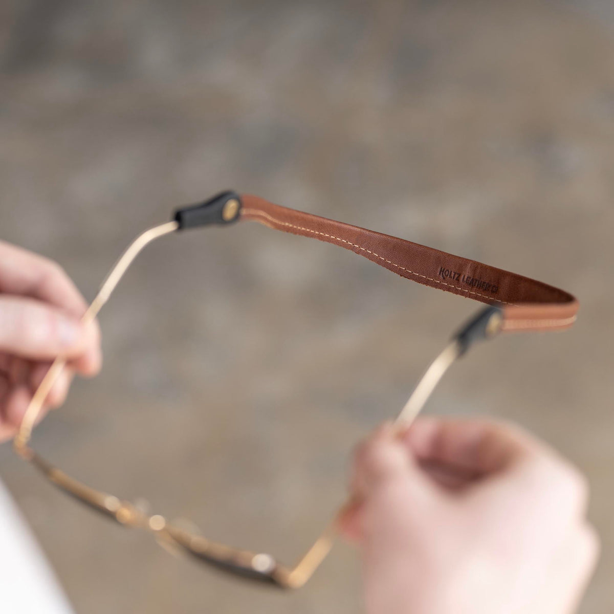 Personalized Fine Leather Sunglass Strap