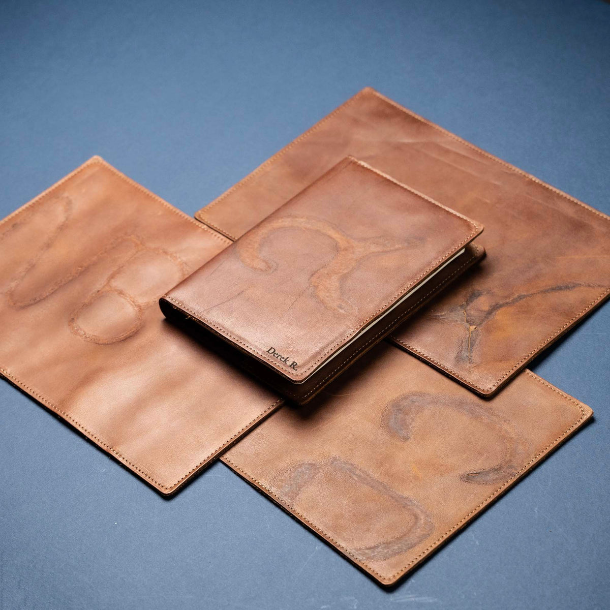 Branded Cowhide - A5 Leather Journal - Personalized High Character (One-Of-A-Kind) Notebooks - 192 pages 8.75” x 6.25”