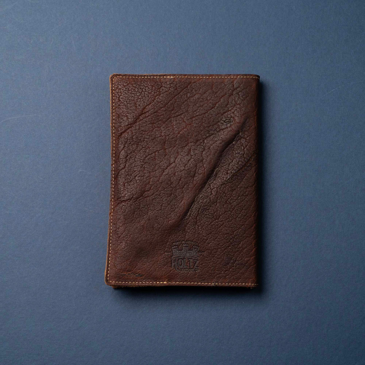 Shrunken Bison Leather - A5 Leather Journal - High Character (One-Of-A-Kind) Notebooks - 192 pages 8.75” x 6.25”