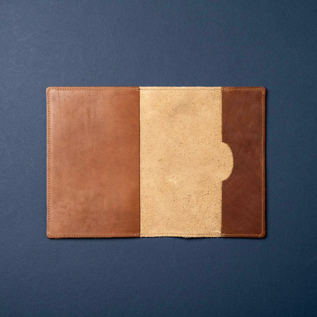 Tan Bison Leather - A5 Leather Journal - Personalized High Character (One-Of-A-Kind) Notebooks - 192 pages 8.75” x 6.25”