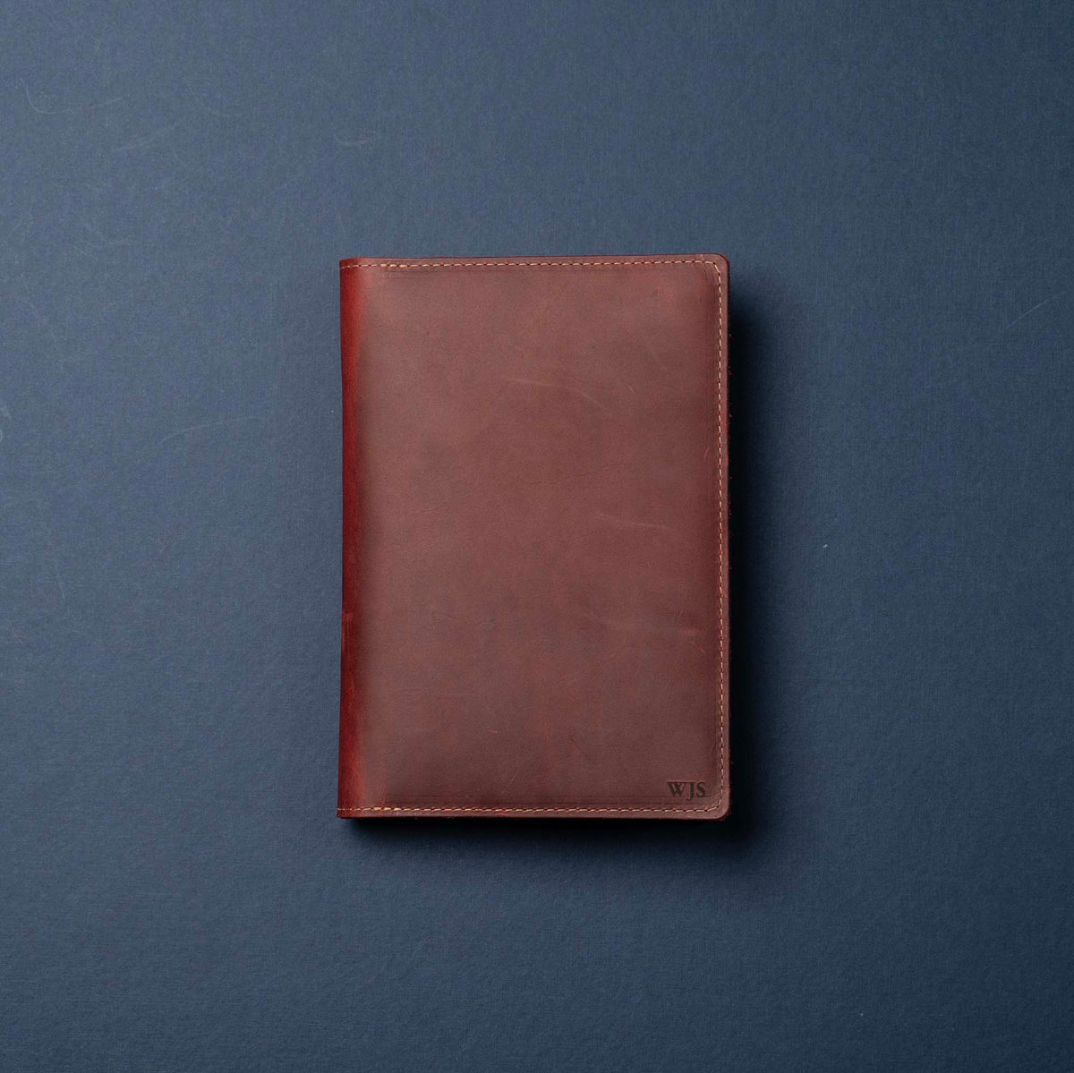 Red Cowhide - A5 Leather Journal - Personalized High Character (One-Of-A-Kind) Notebooks - 192 pages 8.75” x 6.25”