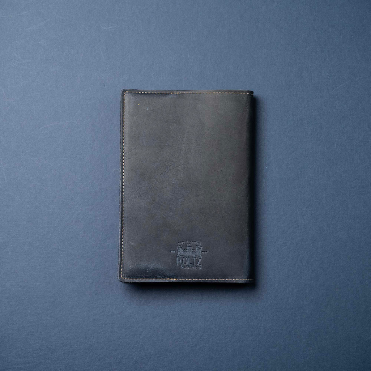 Navy Cowhide - A5 Leather Journal - High Character (One-Of-A-Kind) Notebooks - 192 pages 8.75” x 6.25”