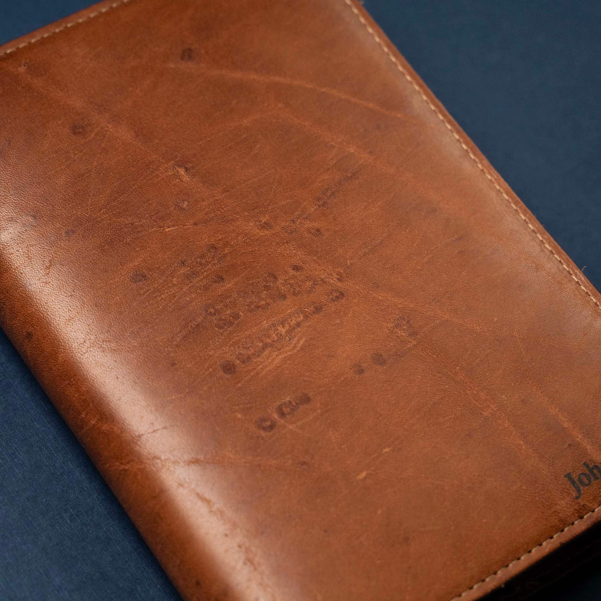 Brown Cowhide - A5 Leather Journal - Personalized High Character (One-Of-A-Kind) Notebooks - 192 pages 8.75” x 6.25”