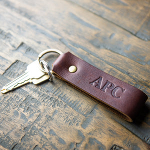 The Tucker Fine Leather Keychain Key ring