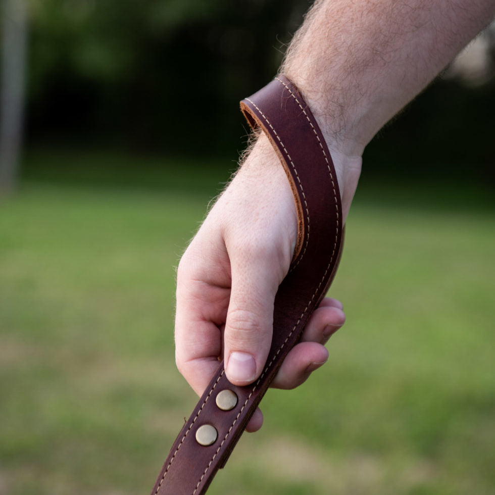 Personalized Fine Leather Dog Leash