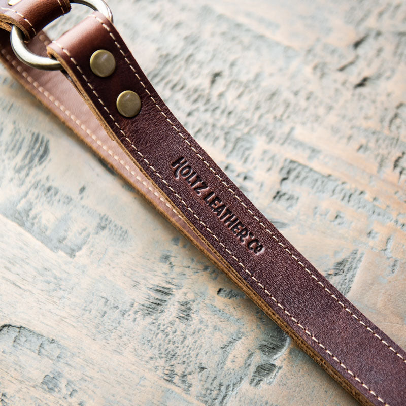 Personalized Fine Leather Dog Leash