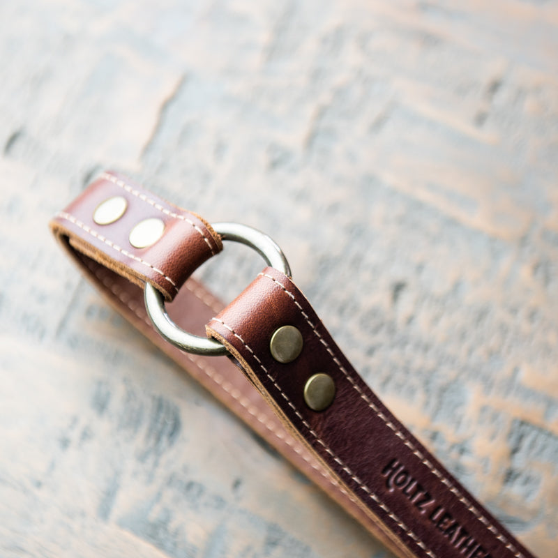 Personalized Fine Leather Dog Leash