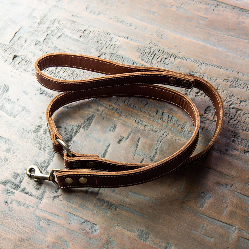 Personalized Fine Leather Dog Leash