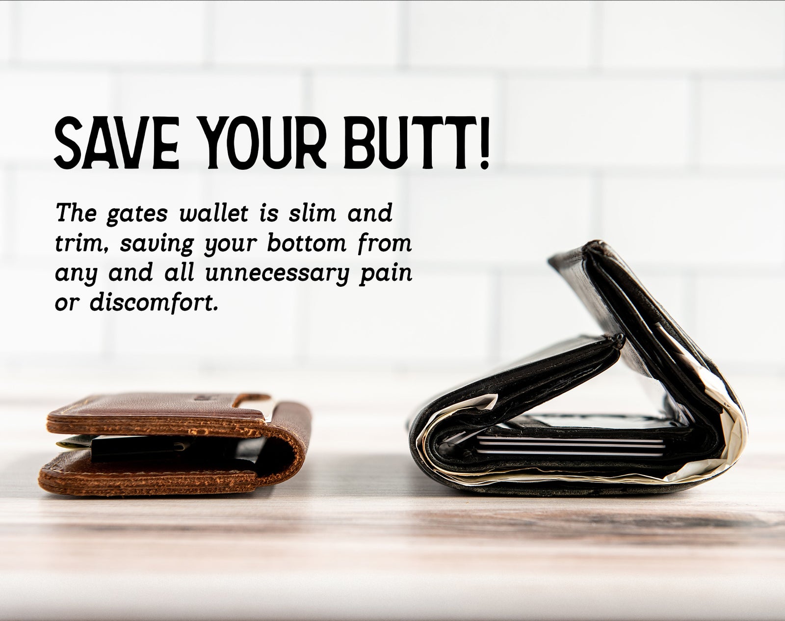 menswallet - / Money Clip Slim Vintage Leather Wallet For Men