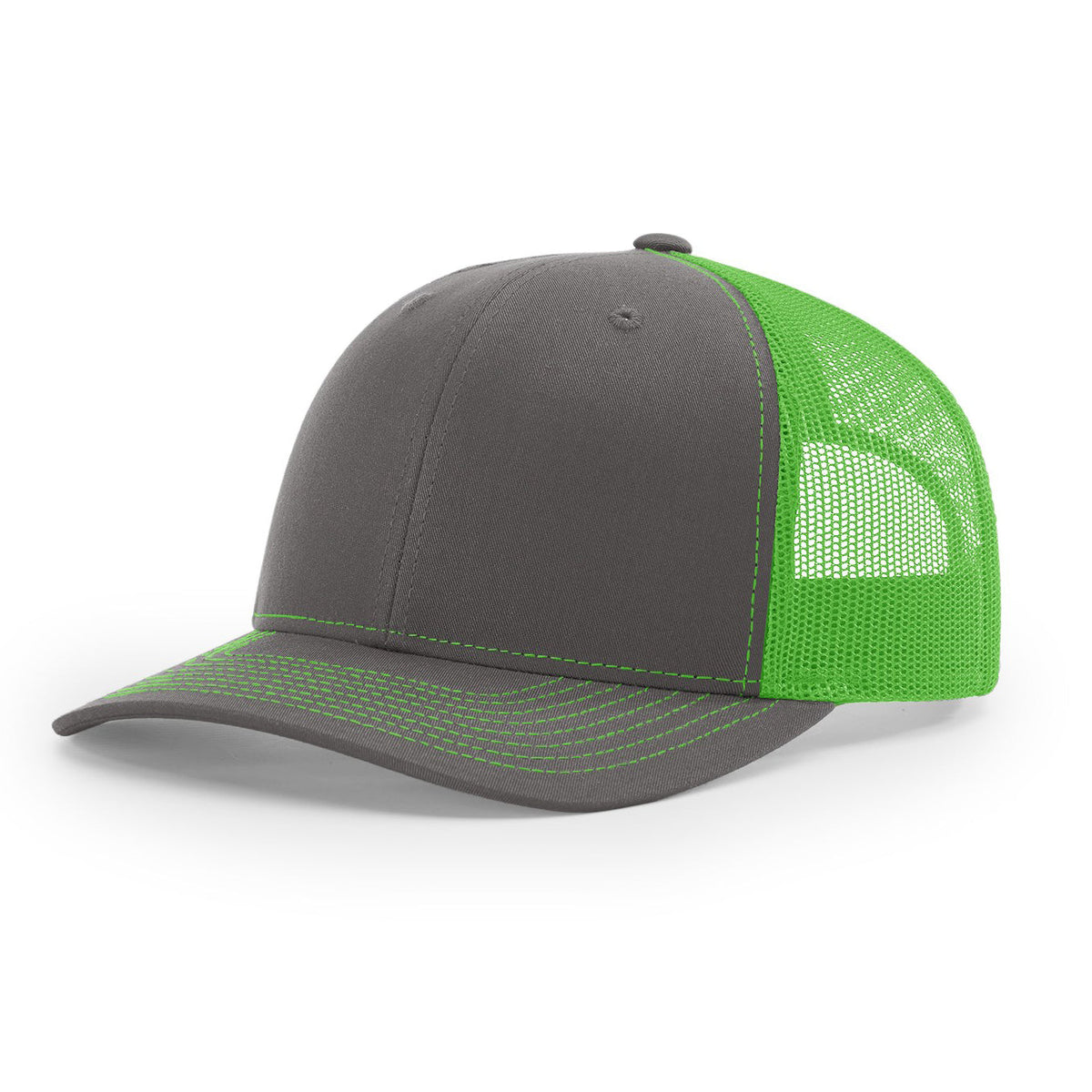 Richardson 112 Custom Trucker Offset Leather Patch Hat with YOUR LOGO – Customized
