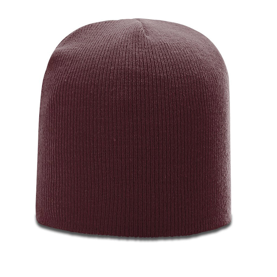 Solid Knit Custom Leather Patch Richardson Beanie