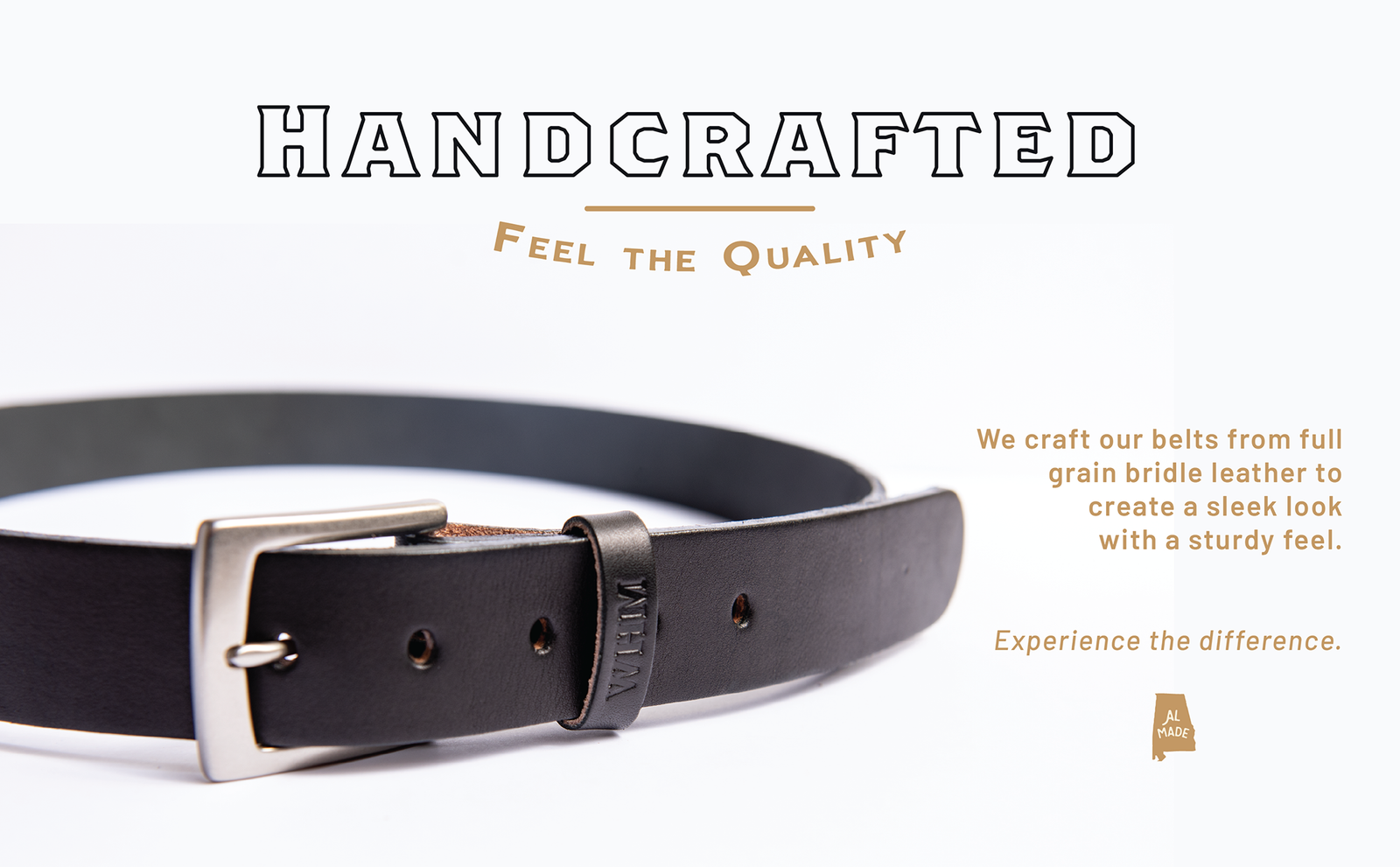 No. 101 Personalized Fine Leather Belt – Made in USA - - Holtz Leather