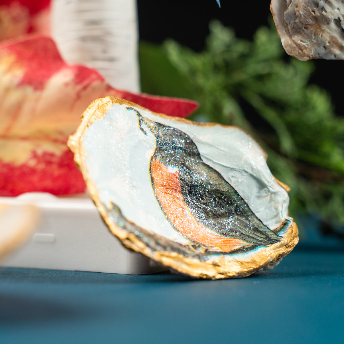 Coastal Aviary Themed Oyster Ornaments/Trinket Dish Class - Holtz Retail Event - December 6th, 2023